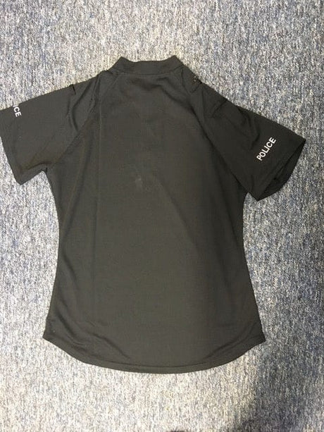 Police Surplus Police Uniform Police Uniform Wicking Top, Women's, Black, Short Sleeve, mixed (Used - Grade A)