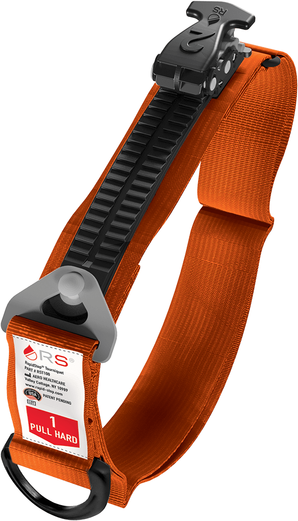 Rapid Stop First Aid Orange Rapistop Tourniquet
