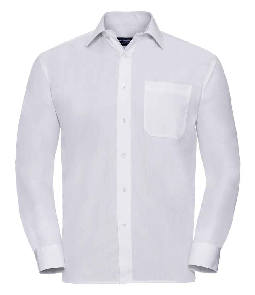 Pencarrie Tops Russell Long Sleeve Shirt - White