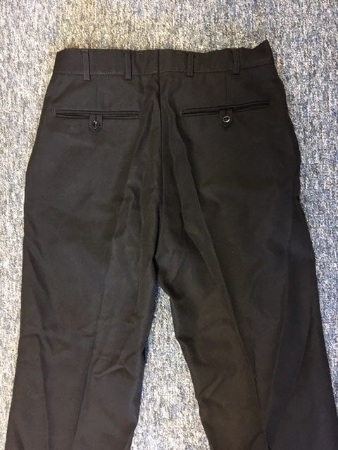 Police Surplus Police Uniform Trousers Men’s, black, mixed fabrics and styles (Used – Grade A)