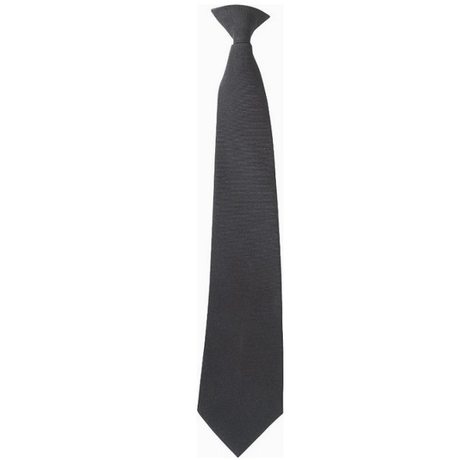 Viper Black Clip-on Tie