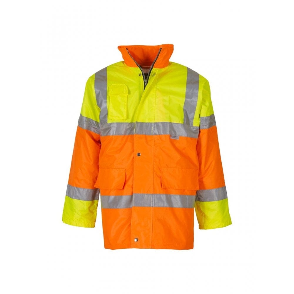 Pencarrie Coats Yoko Hi-Vis Contrast Jacket Yellow and Orange - Large