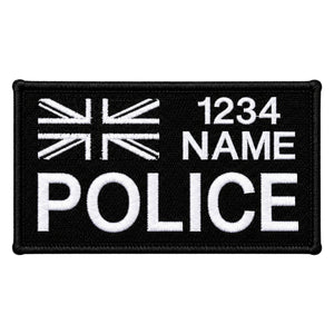 Police Name Tag ID Patch (Single)