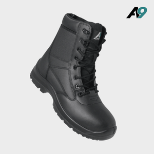 Alpha 9 Ranger Leather Patrol Boot Black