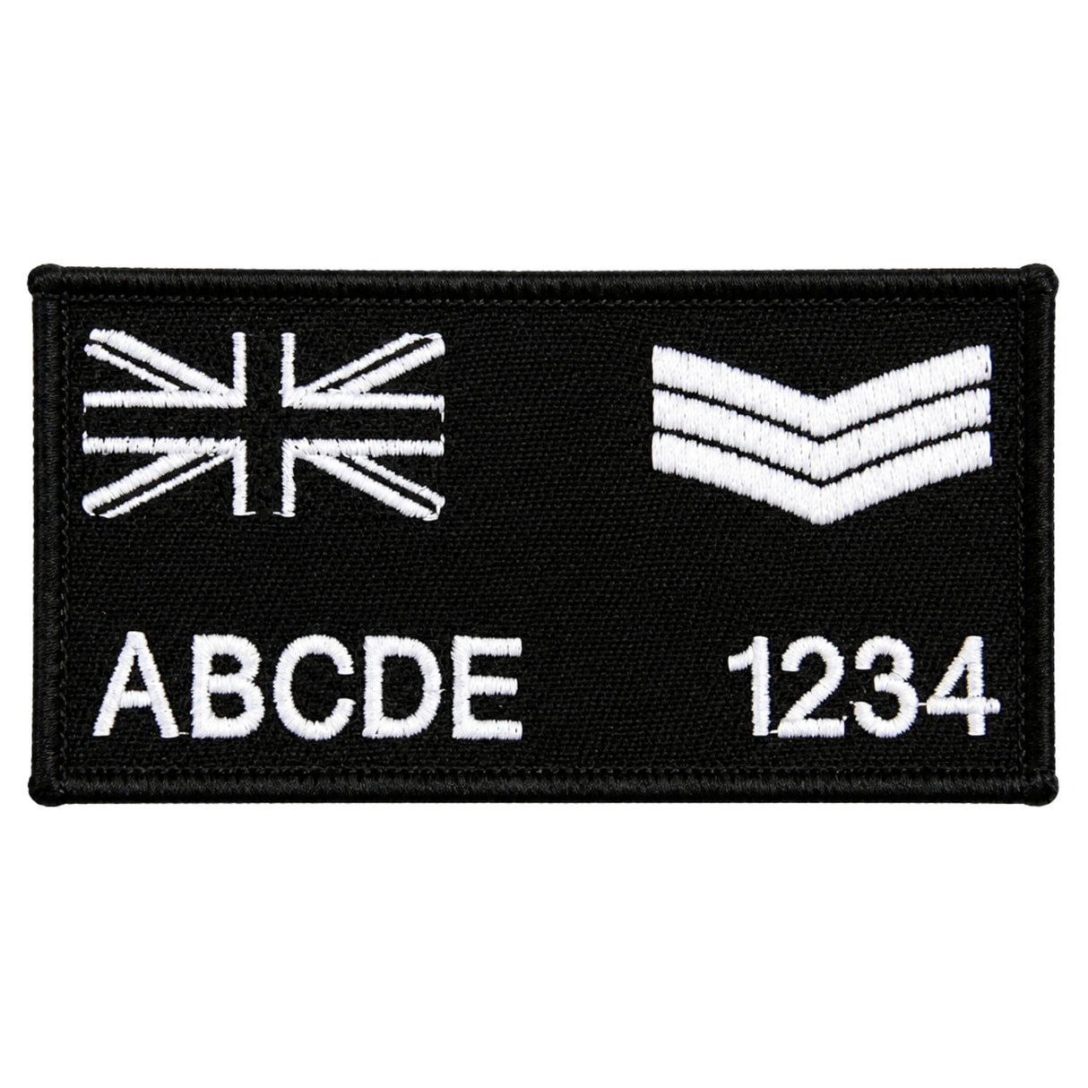 Police Name Tag ID Patch (Single)