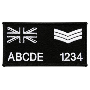 Police Name Tag ID Patch (Single)