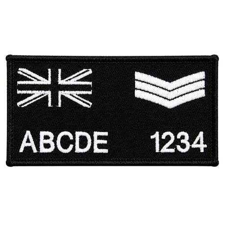 Police Name Tag ID Patch (Single)