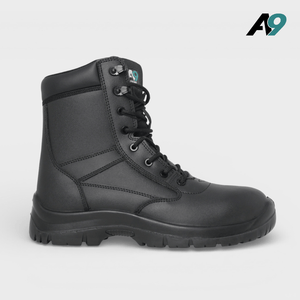Alpha 9 Ranger Leather Patrol Boot Black