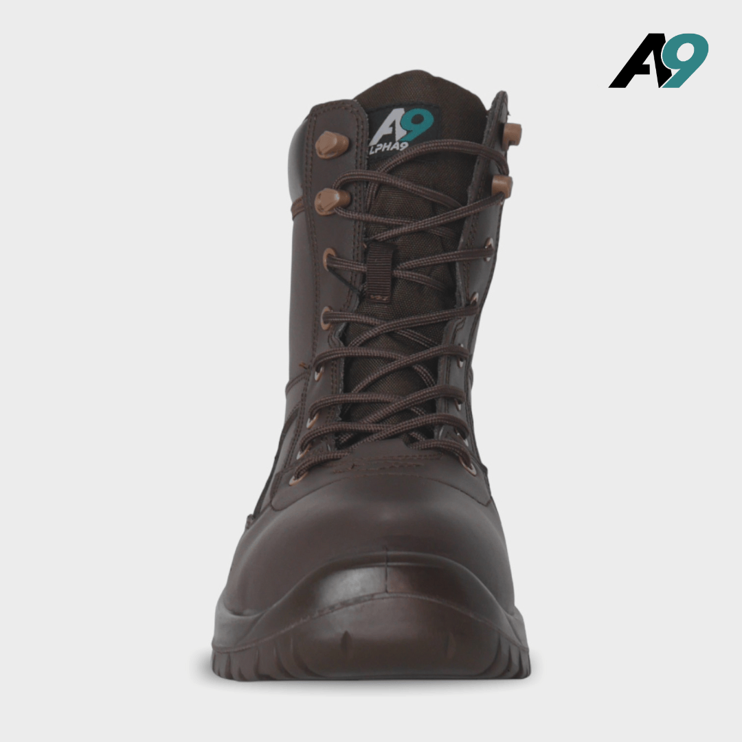Alpha 9 Ranger Leather Patrol Boot Brown