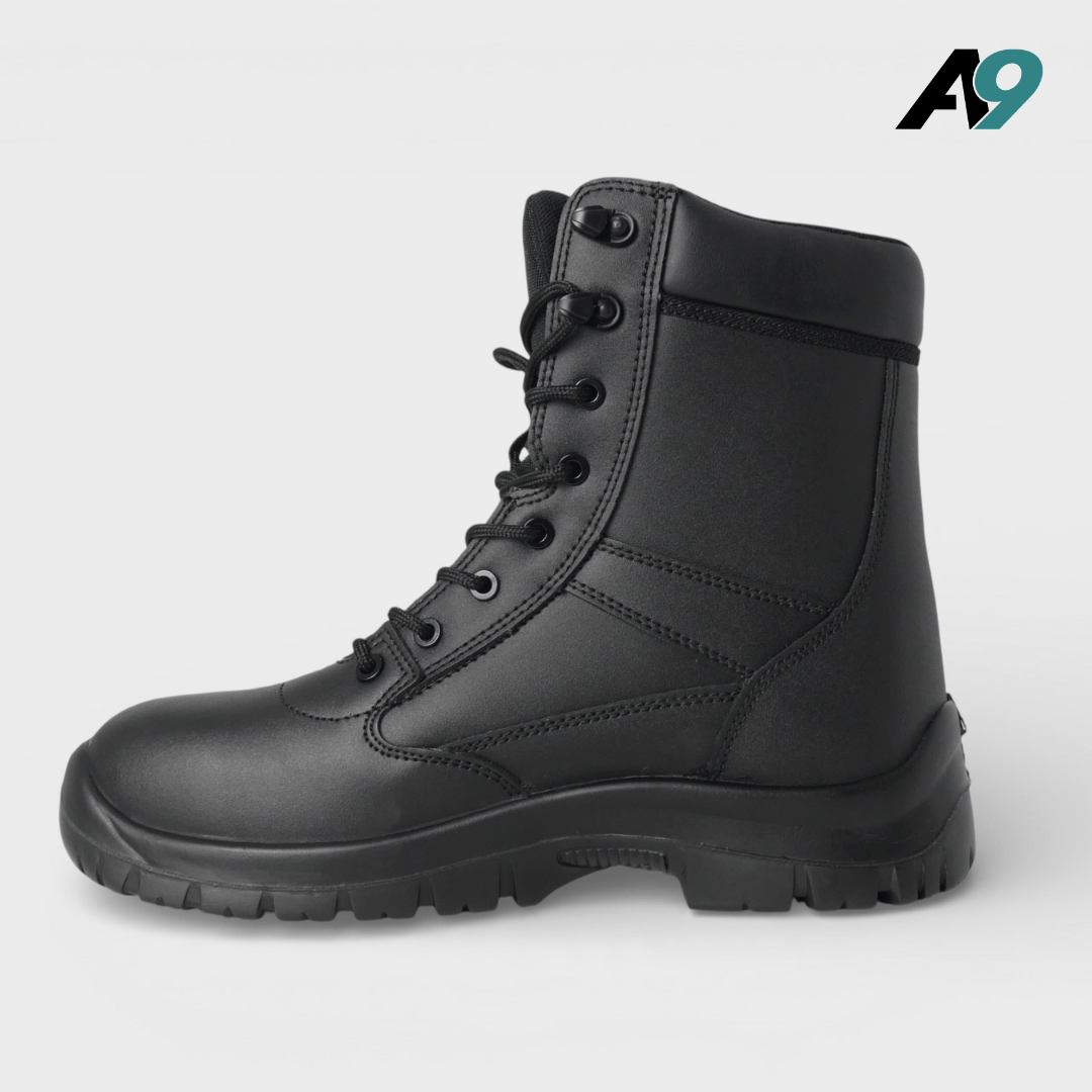 Alpha 9 Ranger Leather Patrol Boot Black