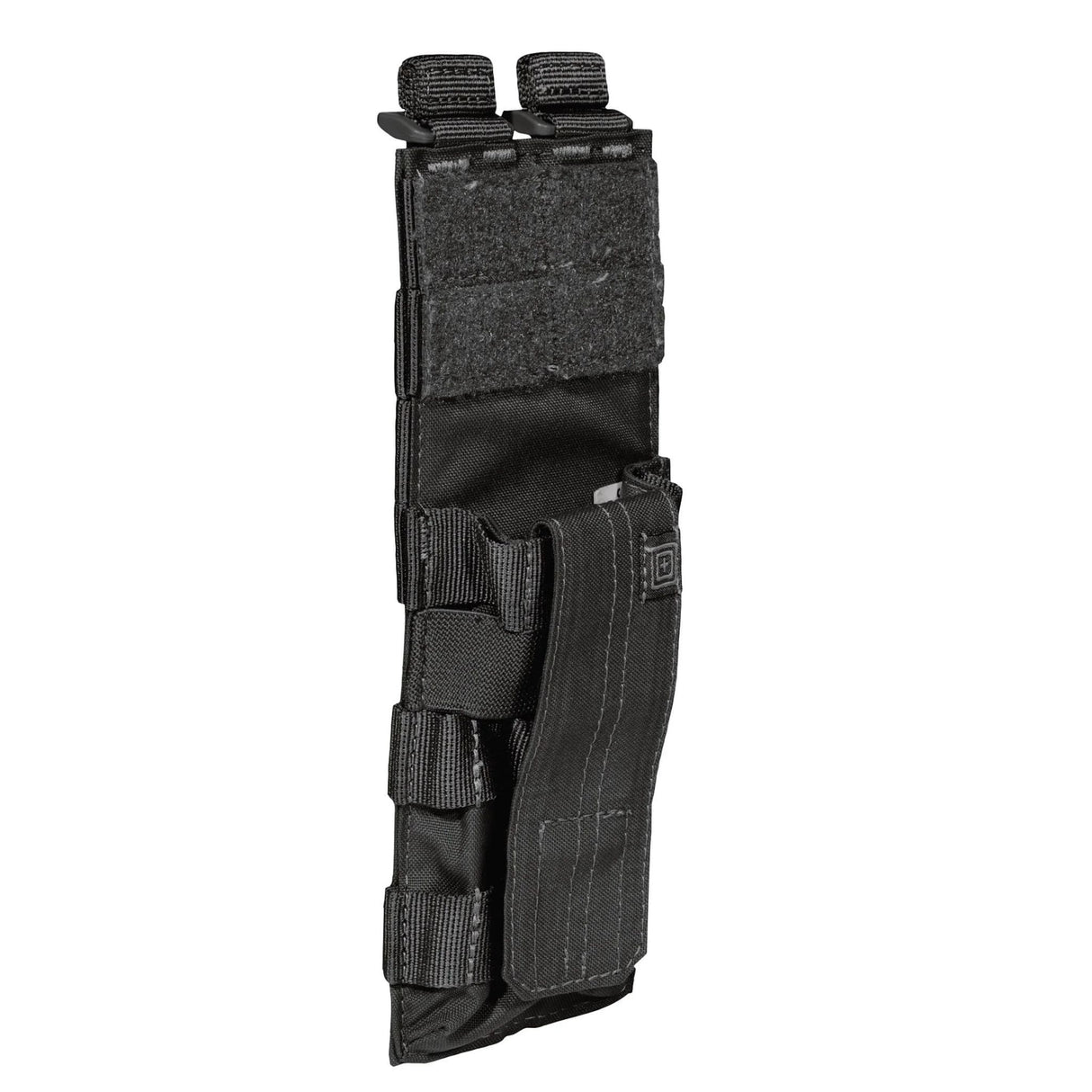 Rear view of the 5.11 Rigid Cuff Pouch showing web platform compatible attachment straps