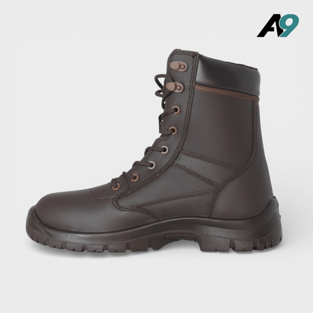Alpha 9 Ranger Leather Patrol Boot Brown
