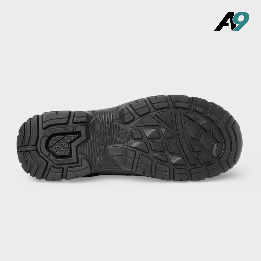 Alpha 9 Ranger Leather Patrol Boot Black