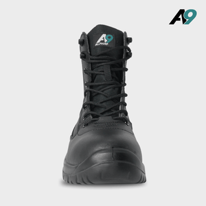 Alpha 9 Ranger Leather Patrol Boot Black