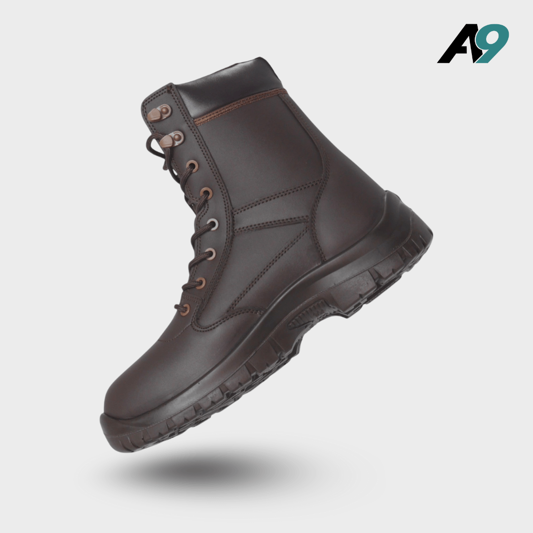 Alpha 9 Ranger Leather Patrol Boot Brown