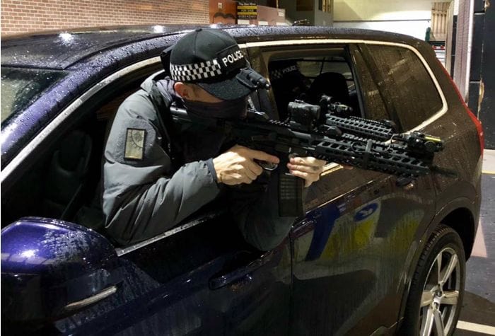 UKOM Police / CTSFO Issue Firearms Baseball Cap for Axon Camera