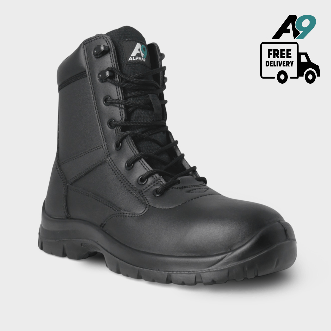 Alpha 9 Boots Alpha 9 Ranger Leather Patrol Boot Black