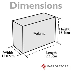 Plano Small Field Case for Ammunition - dimensions