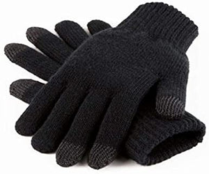 beechfield Gloves Beechfield Touchscreen Smart Gloves Black