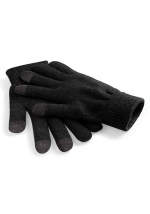 beechfield Gloves Beechfield Touchscreen Smart Gloves Black
