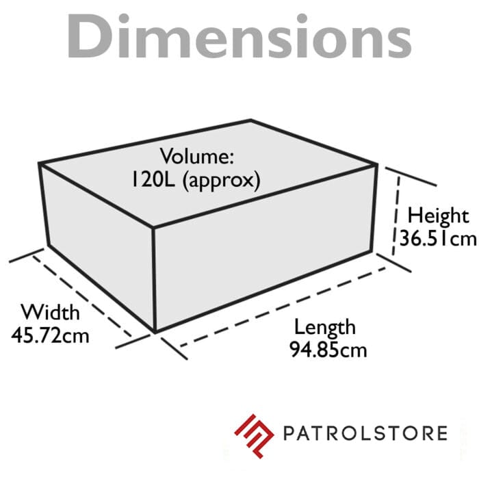Plano Heavy Duty Storage Crate - Olive Green