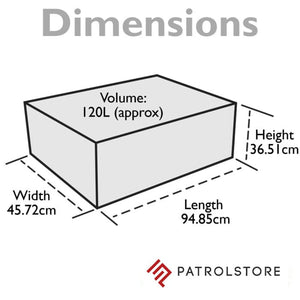 Plano Heavy Duty Storage Crate - Olive Green