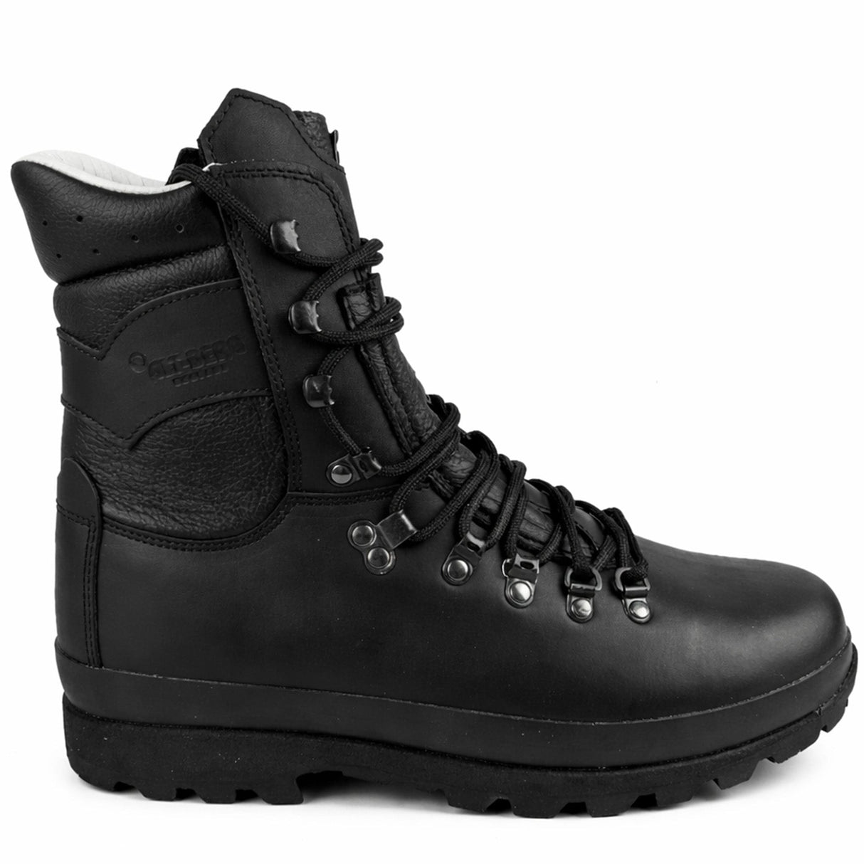 full-grain leather waterproof patrol boots