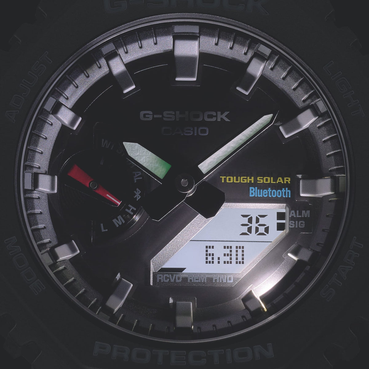 Casio GA-B2100-1AER G-Shock worn on wrist showing everyday tactical use