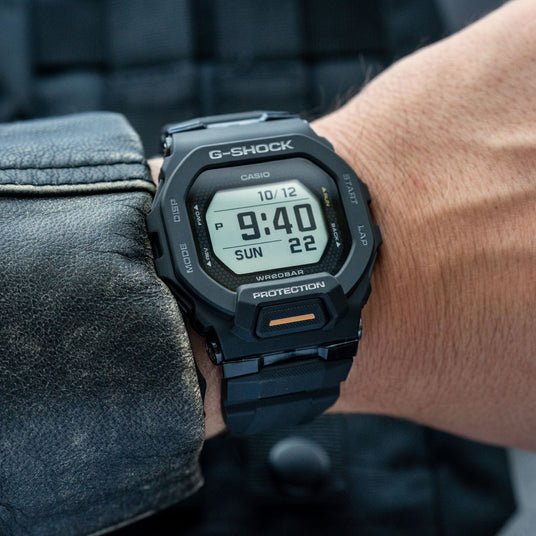 G-Shock GBD-200-1A1 black watch with modern square design