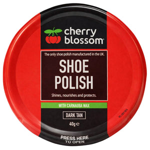Cherry Blossom, Dark Tan shoe polish