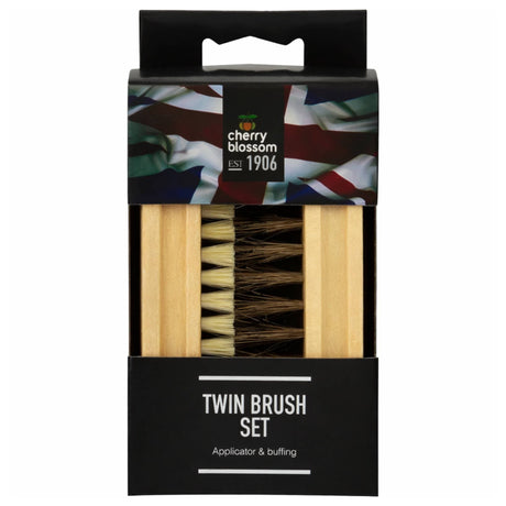Cherry Blossom Bootcare Accessories Cherry Blossom Twin Brush Set