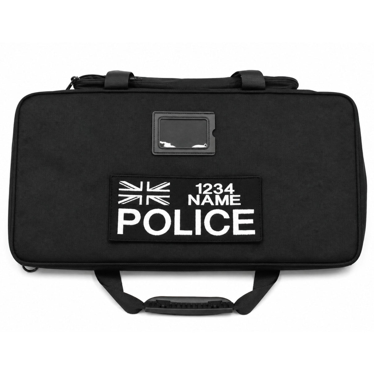 Custom police ID patch with personalised name and collar number