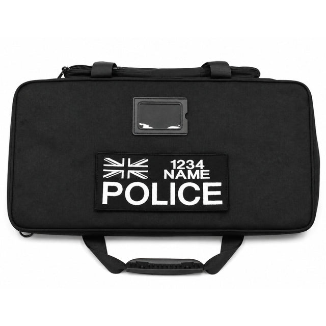 Custom police ID patch with personalised name and collar number