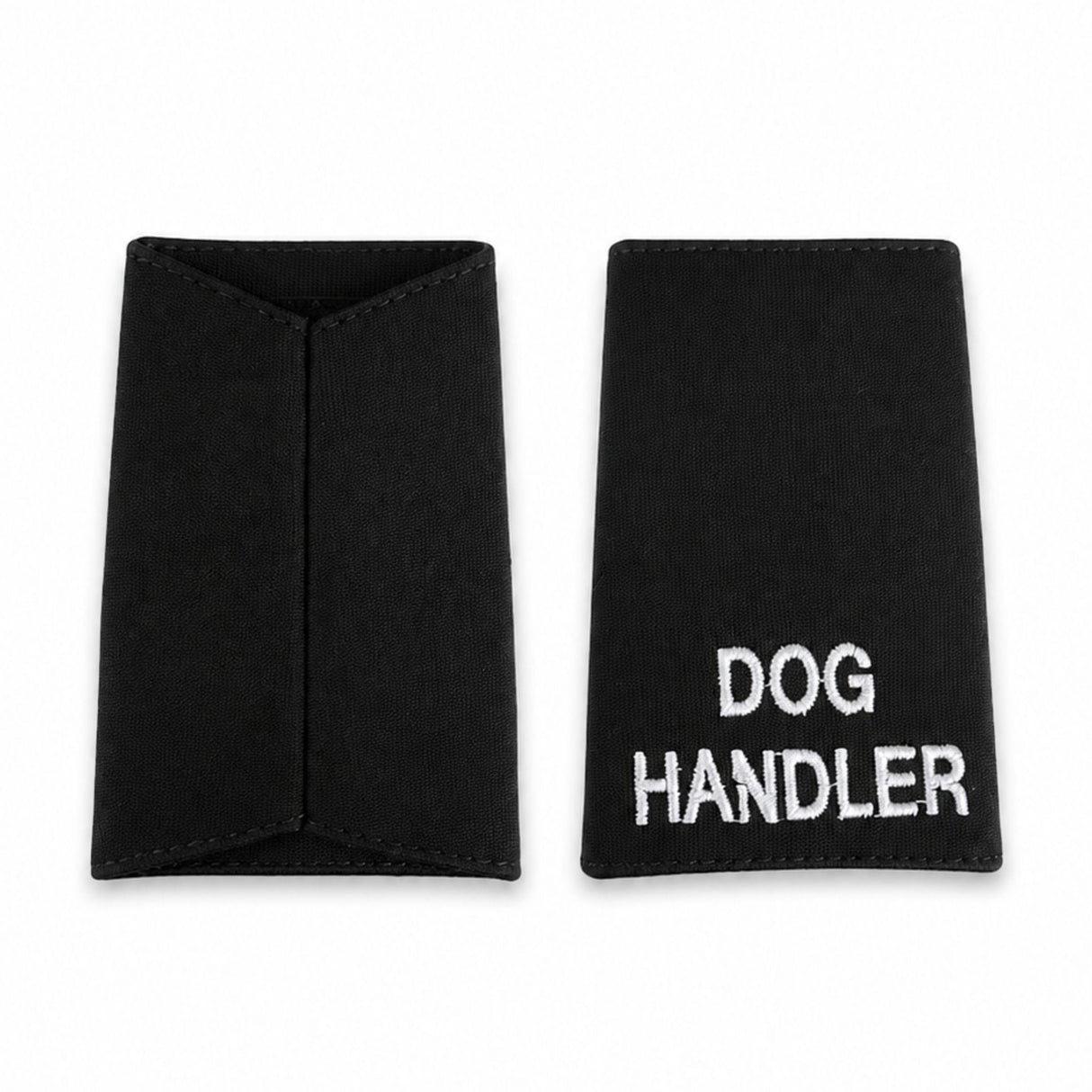 Professional DOG HANDLER shoulder slides for security and police uniforms