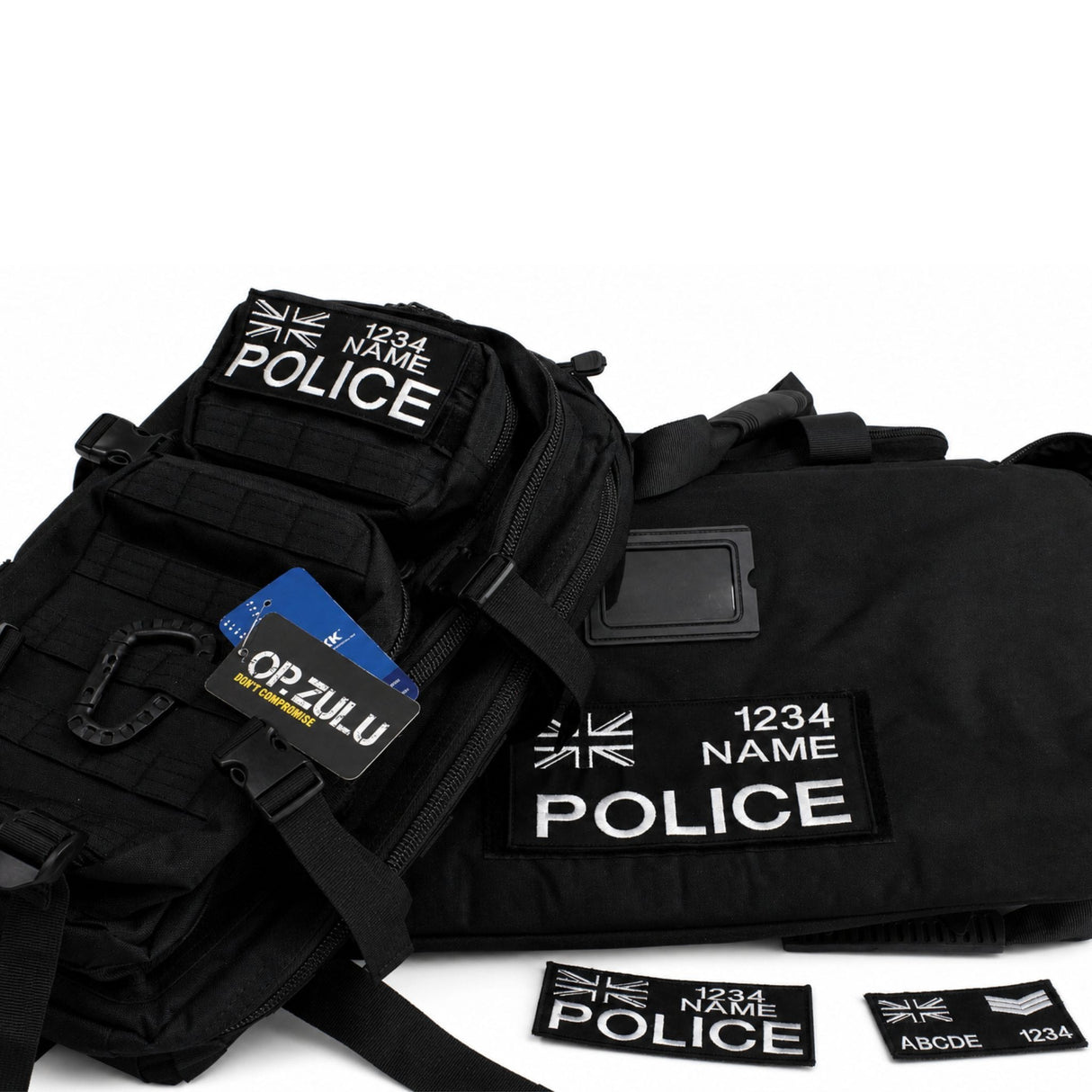 Backpack Police Velcro Badge