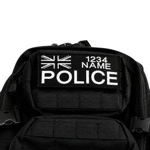 Embroidered Police ID Patch for rucksacks
