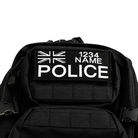 Embroidered Police ID Patch for rucksacks