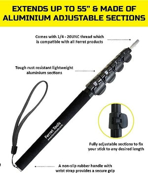 Ferret Tools Body Camera Accessories Ferret Stick for Ferret Camera