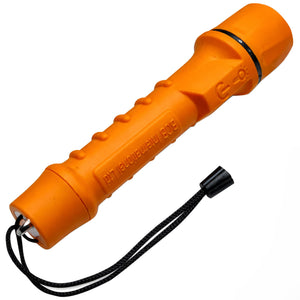 Fflam Waterproof Torch, battery powered