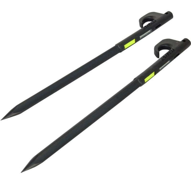 Two Firefly Arc of Fire Markers MK.II with black ground stakes and integrated light markers
