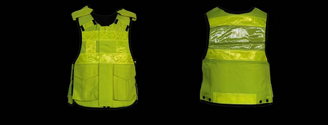 TW Kempton Body Armor Fortis Yellow Zip Front with KR1 and SP1 Plates