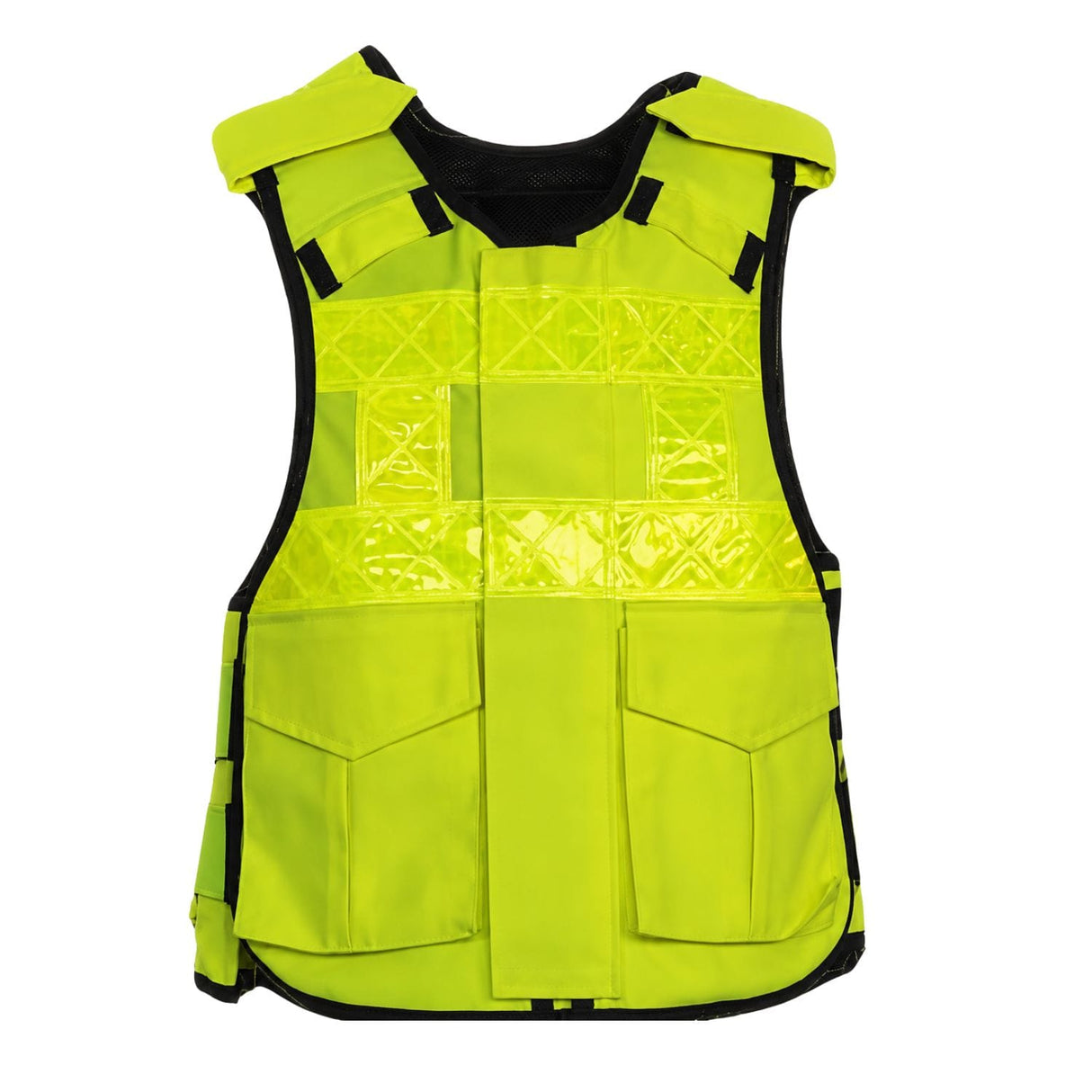 TW Kempton Body Armor Fortis Yellow Zip Front with KR1 and SP1 Plates