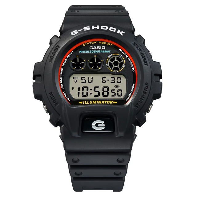Casio G-Shock DW-6900RL black digital watch with durable shock resistant design