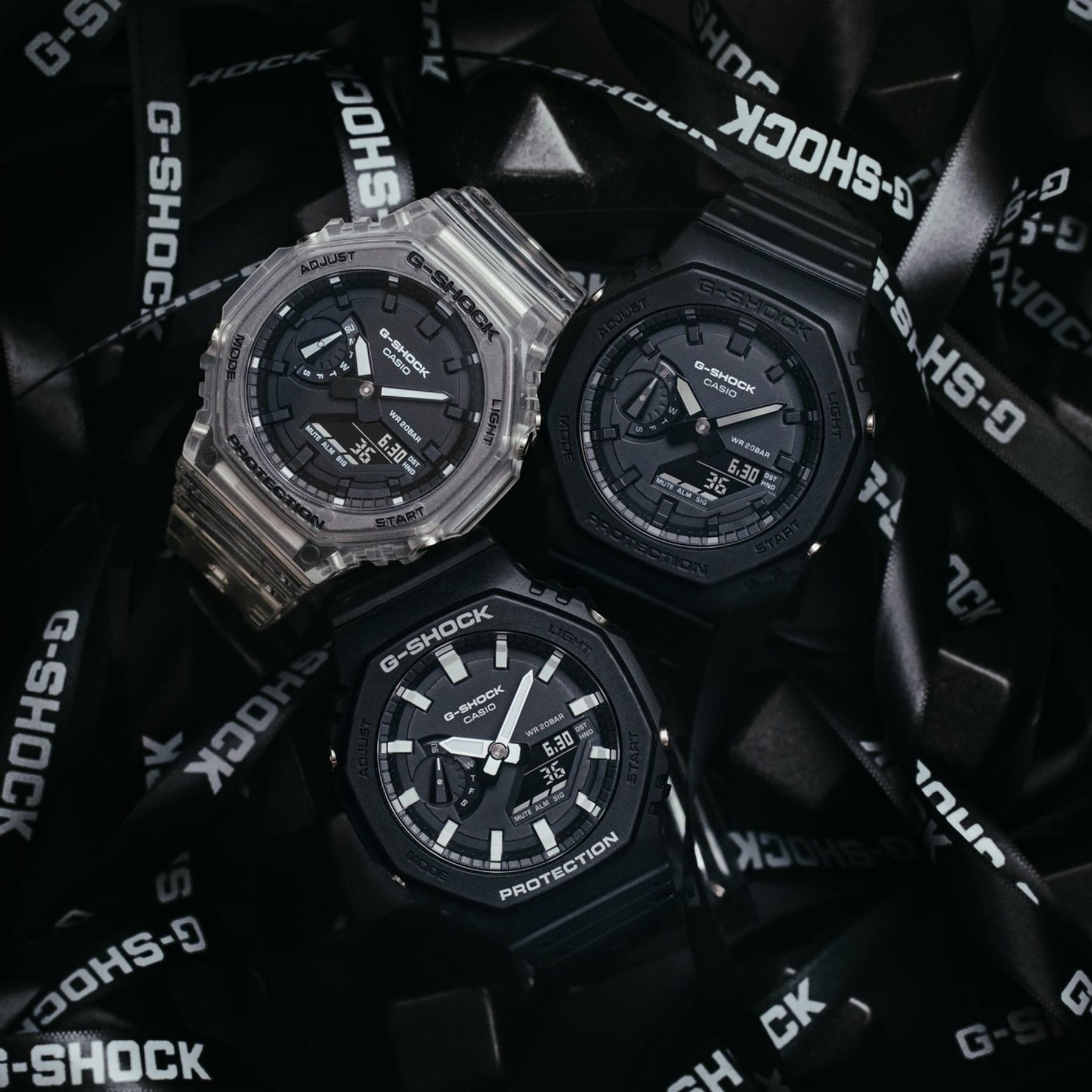 G-Shock GA-2100-1AER lightweight watch with shock resistant construction