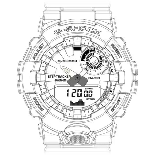 Casio G-SQUAD GBD-800UC-3 training and fitness watch