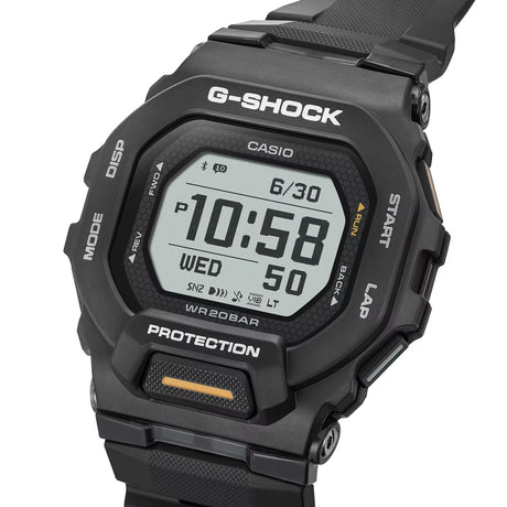 Casio G-Shock GBD200-1A1 with MIP display for clear visibility in sunlight