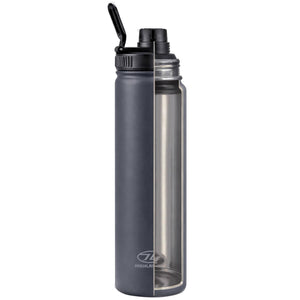 Highlander Water Bottles Highlander GLUG Insulated Bottle, Charcoal