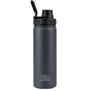 Highlander Water Bottles Highlander GLUG Insulated Bottle, Charcoal