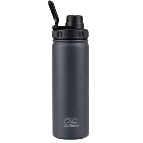 Highlander Water Bottles Highlander GLUG Insulated Bottle, Charcoal