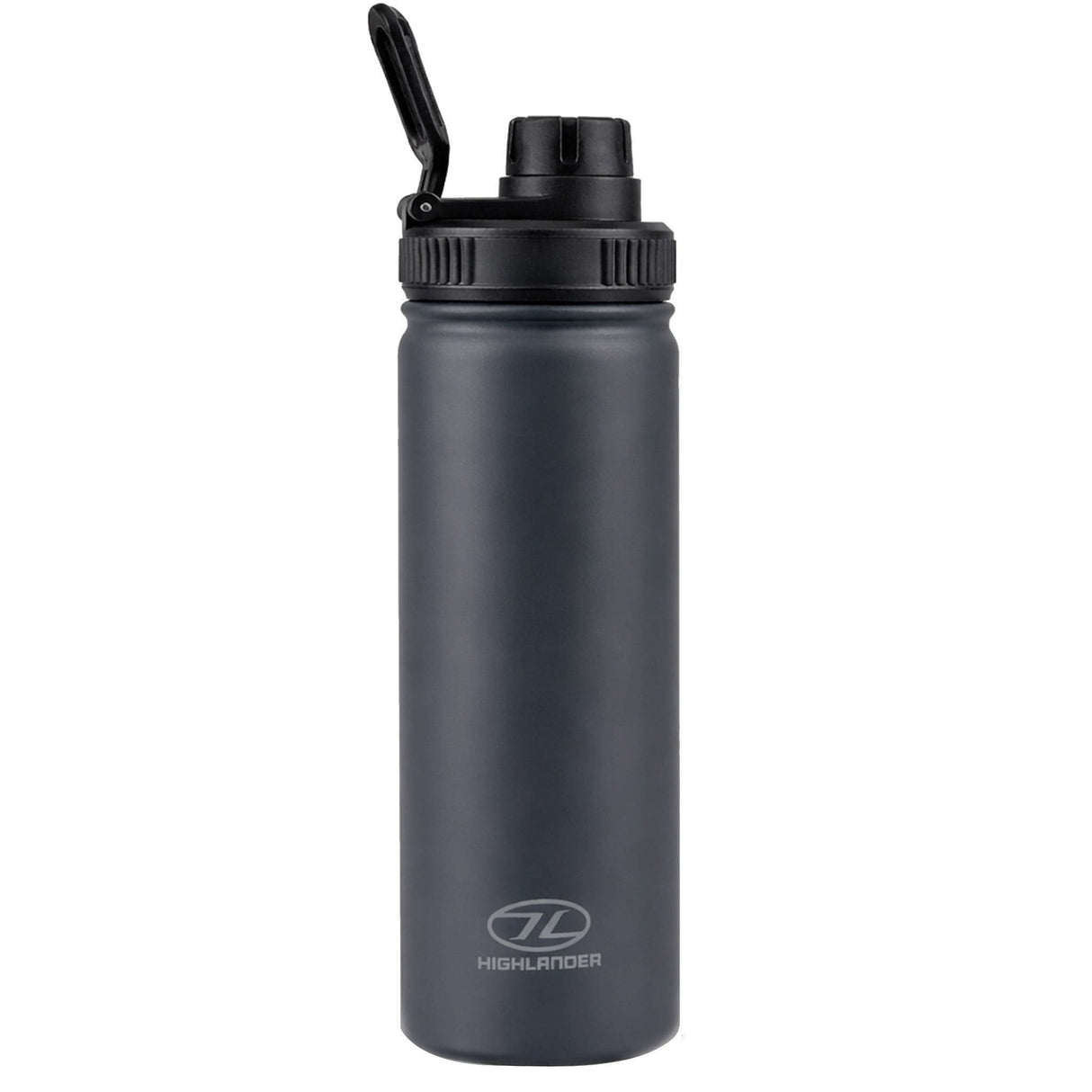 Highlander Lightweight Glug Thermal Bottle, Charcoal